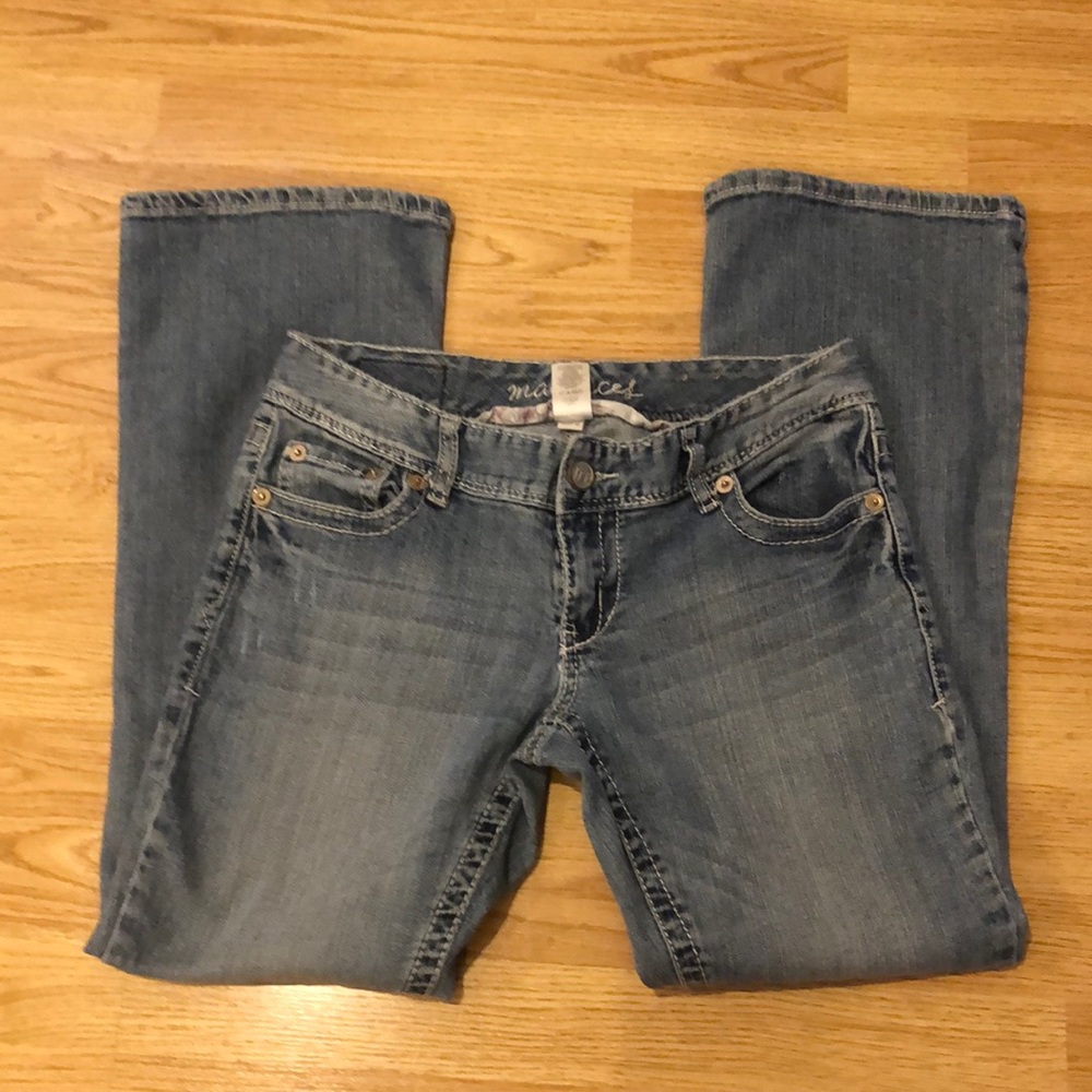 Euc womens bootcut jeans 7/8 short